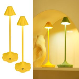Set di 2 Lampade da Comodino Touch Control