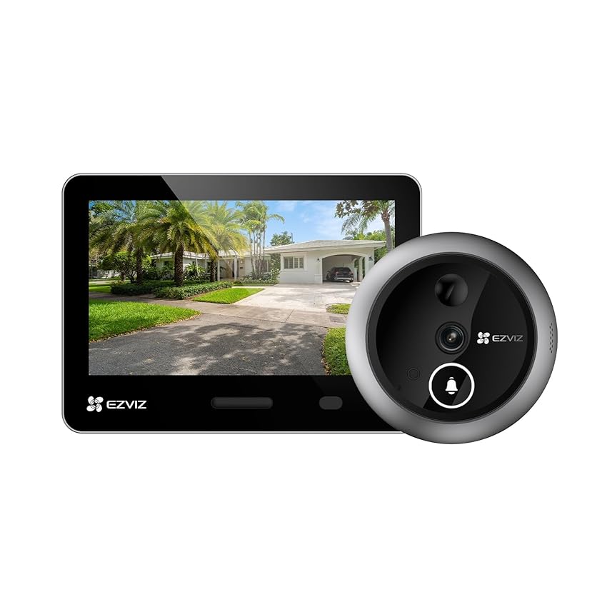 EZVIZ EP4 Spioncino Digitale WiFi 4K con Schermo Touch da 5 EZVIZ EP4 Spioncino Digitale WiFi 4K con Schermo Touch da 5