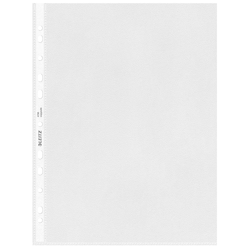 Leitz Buste perforate di qualità in PP 85 mic