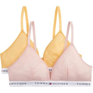 Tommy Hilfiger Donna Reggiseno a Triangolo Confezione da 2 a Costine