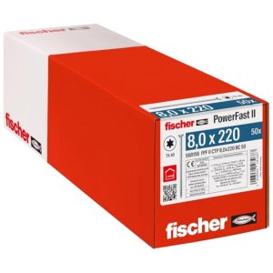 Fischer Viti per Legno e Costruzioni PowerFast FPF II CTP 8