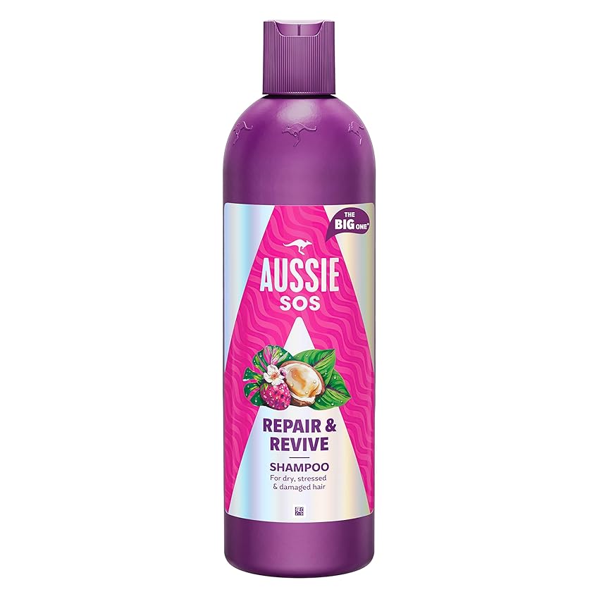 Aussie SOS Repair & Revive Shampoo 500ml per Capelli Secchi