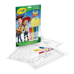 CRAYOLA – Album attività And Coloring Toy Story con 32 Pagine da Colorare e 7 Mini