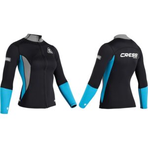 Cressi Guardian Lady Neoprene Jacket Black/Aquamarine 2mm XL/5