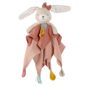 Fehn Panno di Coccole Coniglietto Natur - Compagno di Giochi e Coccole con Cotone