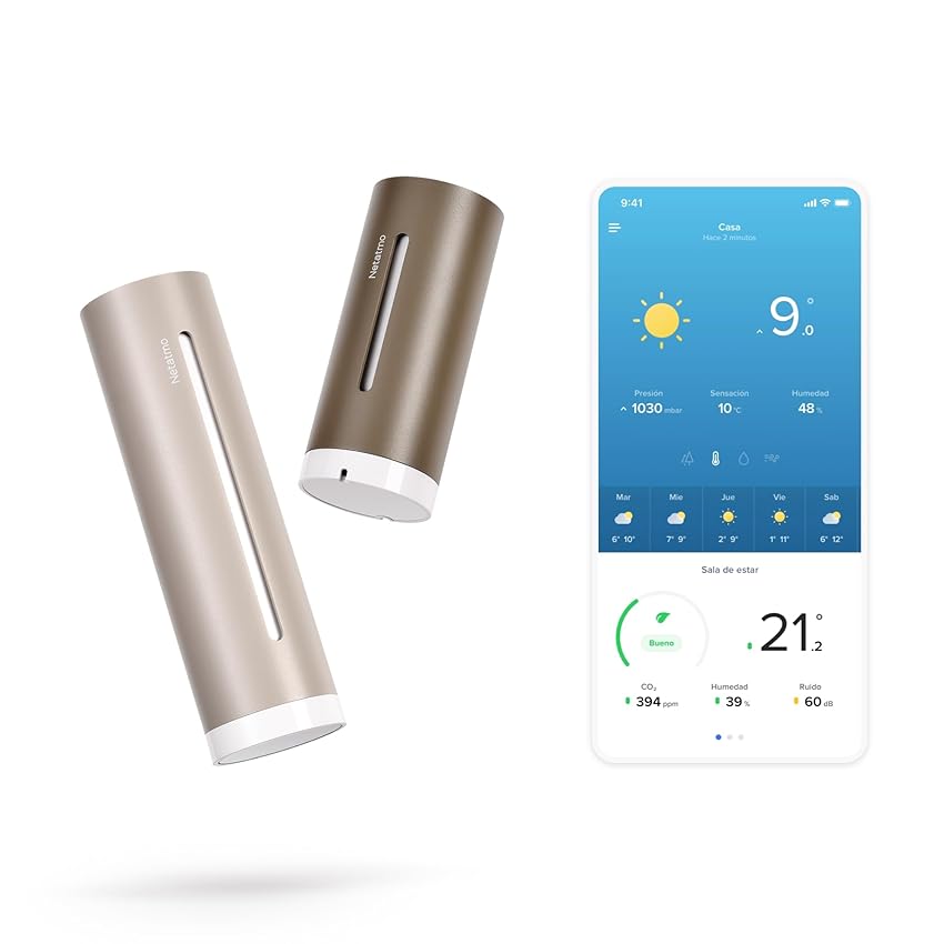 Netatmo Stazione Meteo ORIGINAL 2ª generazione | Interni & Esterni | Temperatura