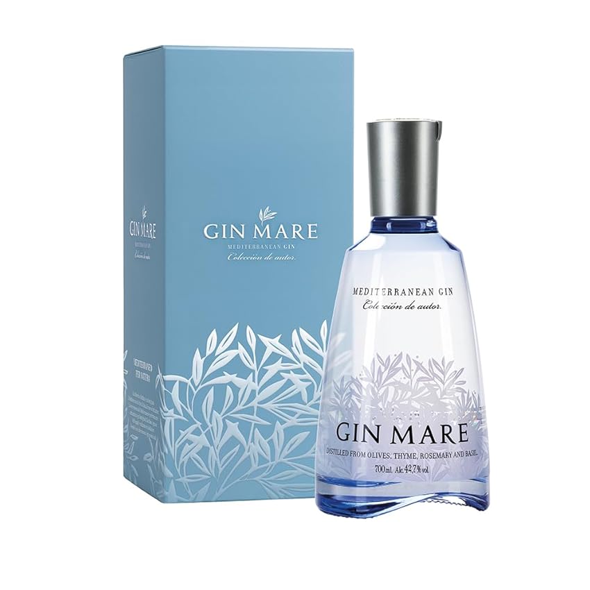 Gin Mare Mediterranean Gin 700 ml con Astuccio – Premium Gin con 4 botaniche principali Gin Mare Mediterranean Gin 700 ml con Astuccio – Premium Gin con 4 botaniche principali