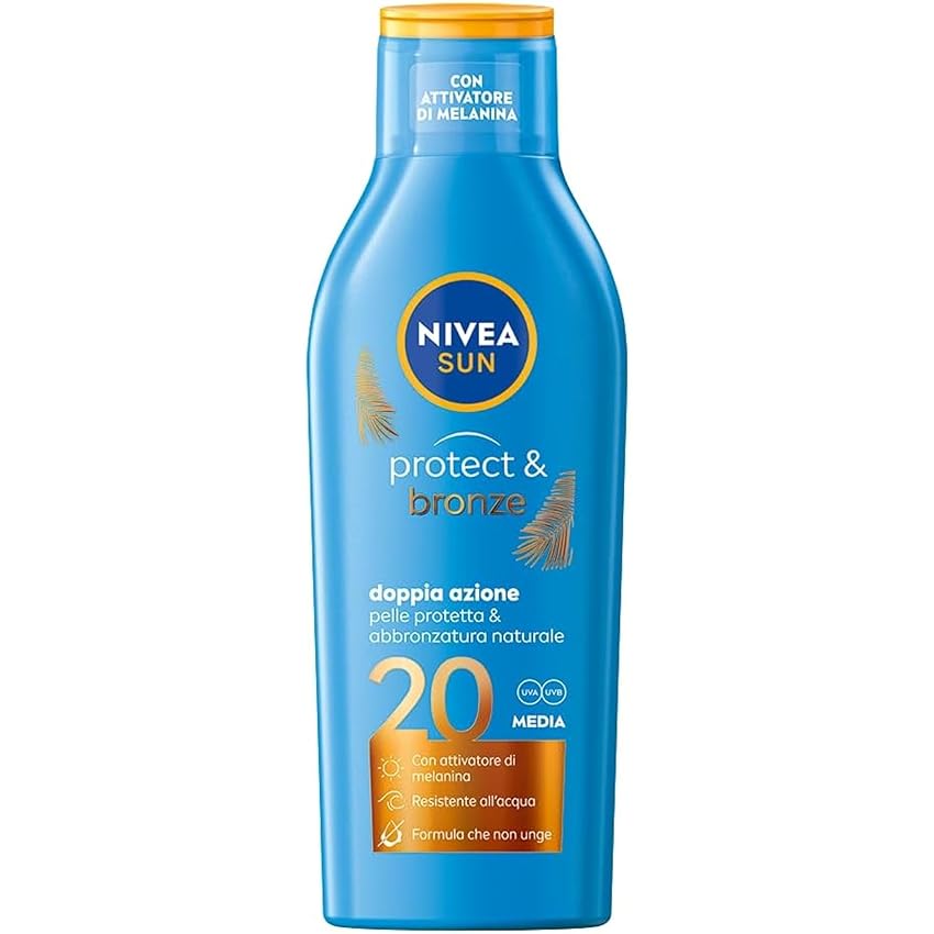 NIVEA SUN Latte Solare Protect & Bronze FP 20 200 ml