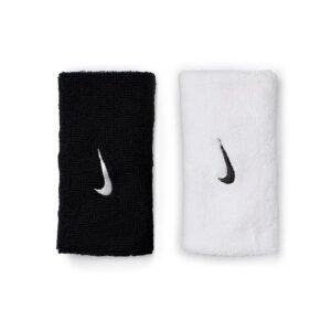 Nike Unisex Swoosh Classic Doublewide 2Pk Banda sudatoria Black/White/Black One Size