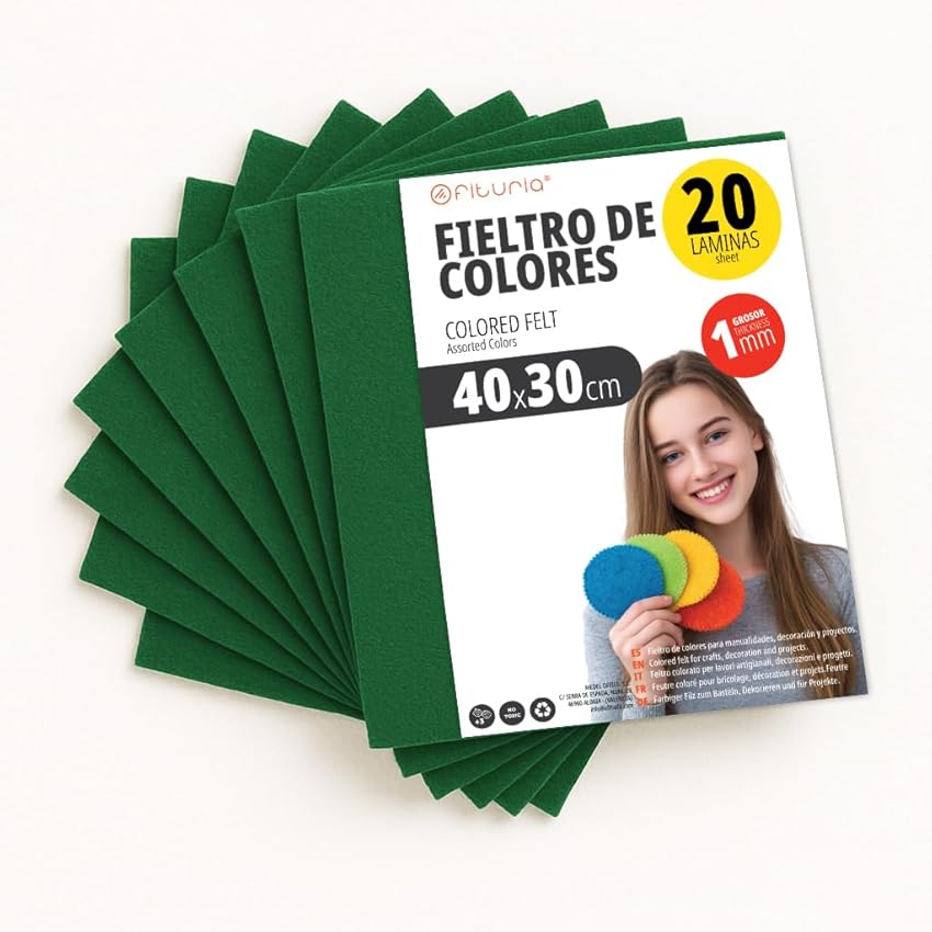 OFITURIA Feltro Colorato per Artigianato