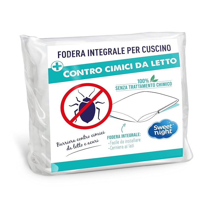 Sweet Night Copricuscini 65x65 cm | Anti cimice e antiacaro | Silenzioso | Chiusura Sweet Night Copricuscini 65x65 cm | Anti cimice e antiacaro | Silenzioso | Chiusura