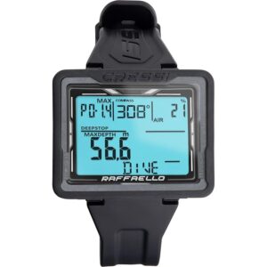Cressi Raffaello Diving Computer Black/Grey - Computer Subacqueo Unisex con Ampio