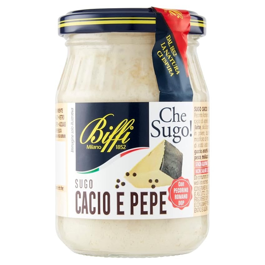 Biffi - Sugo Cacio e Pepe con Pecorino Romano DOP Biffi - Multipack