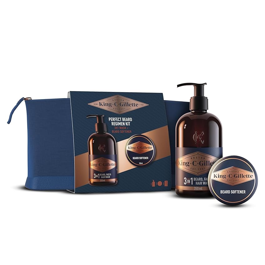 King C. Gillette Kit Barba Perfetta Per Una Barba Profumata Ogni Giorno King C. Gillette Kit Barba Perfetta Per Una Barba Profumata Ogni Giorno