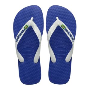 Havaianas Top Brasil Logo Unisex - Adulto FlipFlop Marine Blue 43 EU