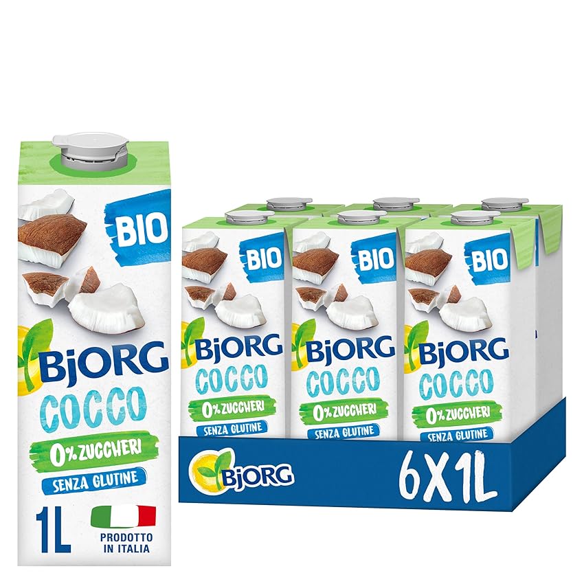 BJORG Bevanda di Cocco 0% Zuccheri Biologica