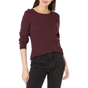 Amazon Essentials Maglione A Girocollo A Coste Leggero A Manica Lunga (Disponibile)