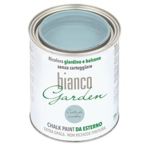 CHALK PAINT DA ESTERNO biancoGarden Carta da Zucchero - Ricolora giardino e balcone