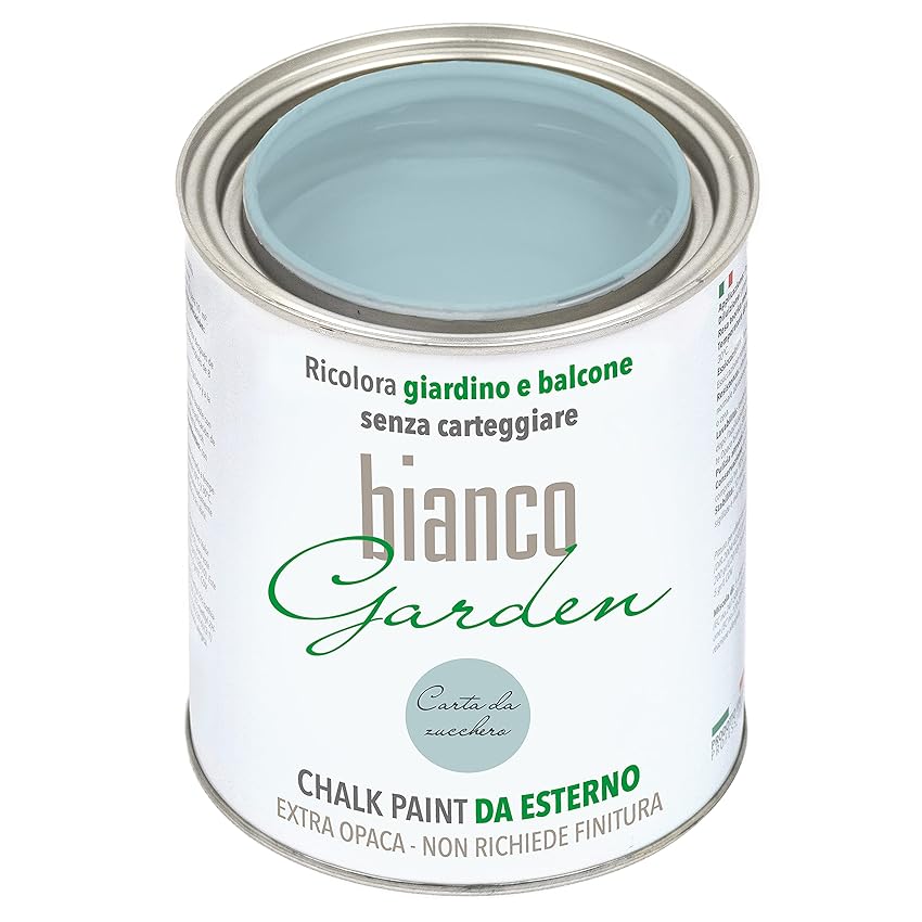 CHALK PAINT DA ESTERNO biancoGarden Carta da Zucchero - Ricolora giardino e balcone