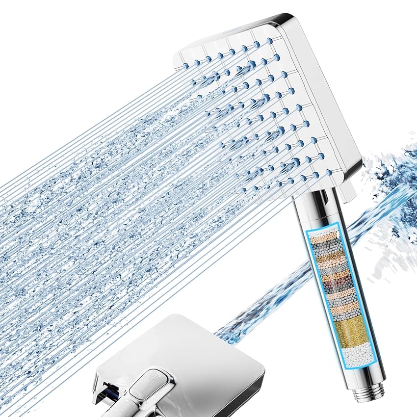 Soffione Doccia con Filtro per Acqua Dura Cobbe