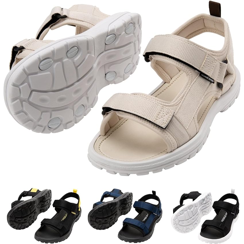 Cressi dal 1946 - Pete Sandal Sand/White 43 - Sandalo Unisex Ideale per Le Giornate Estive in Spiaggia
