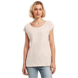 Build Your Brand Bb013-ladies Wide Neck Tee