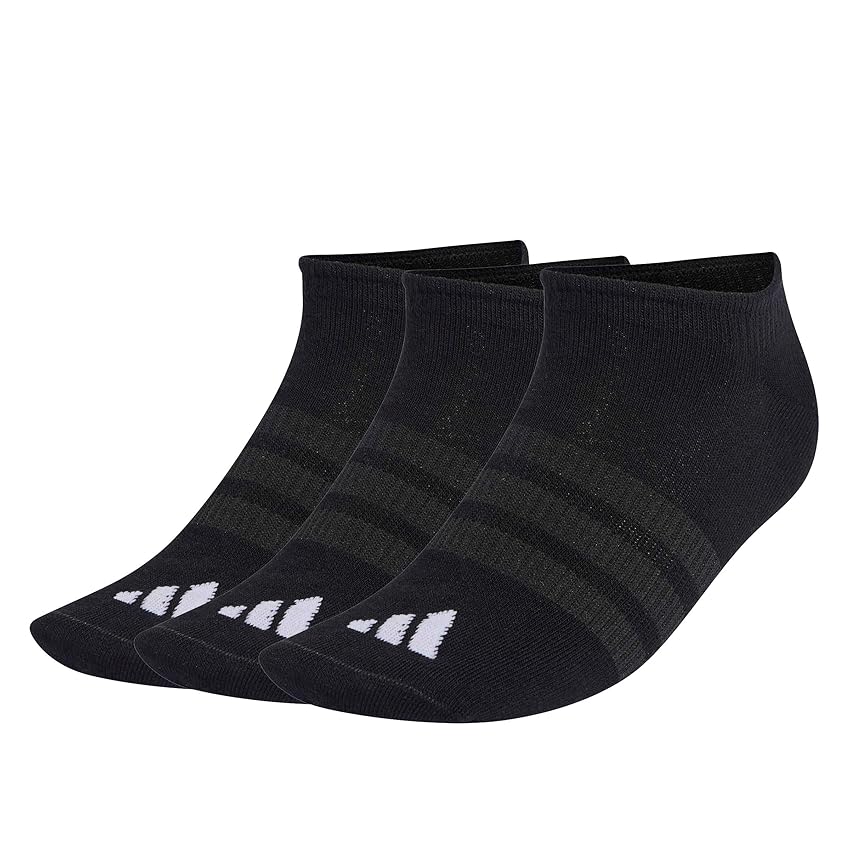 adidas Mixte THIN&LIGHT SPORTSWEAR NO SHOW SOCKS 3 PAIR PACK adidas Mixte THIN&LIGHT SPORTSWEAR NO SHOW SOCKS 3 PAIR PACK