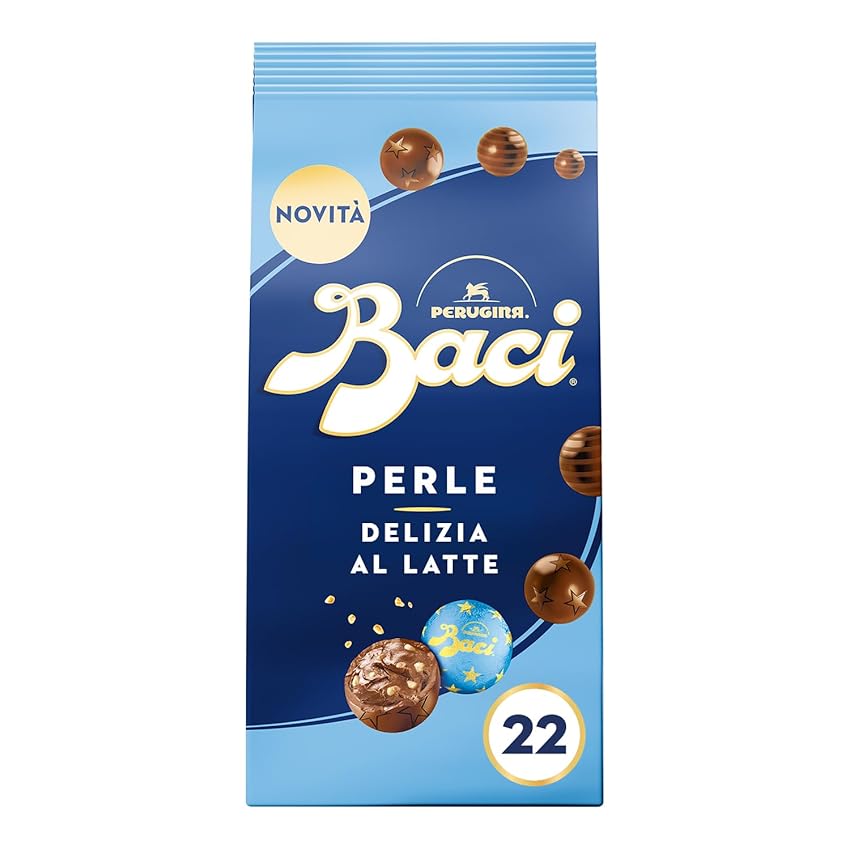BACI PERUGINA Perle Latte Cioccolatini al Latte ripieni alle Nocciole