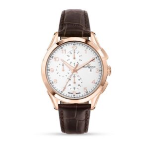 Philip Watch Roma &ndash; Orologio Uomo Cronografo Rose Gold Pelle (R8271217001)