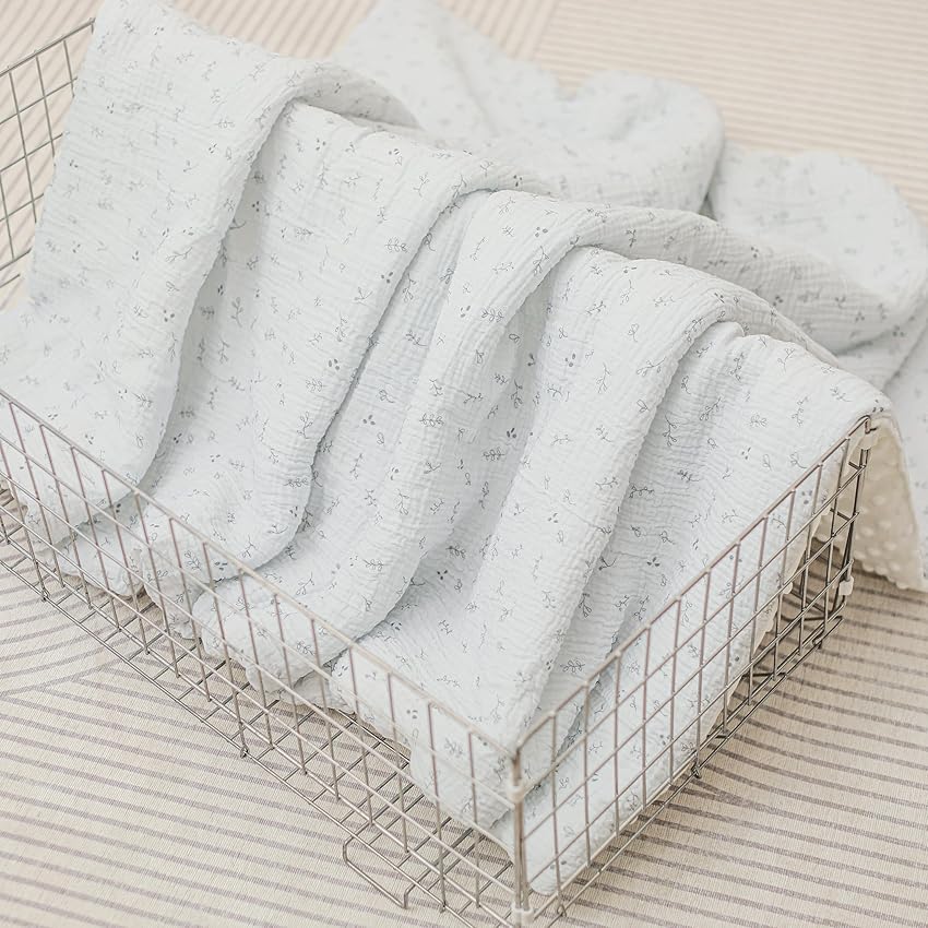 Copertina Neonato Invernale 100x135 - Coperta Pile Morbida Per Bambini In Cotone Mussola Oeko Tex