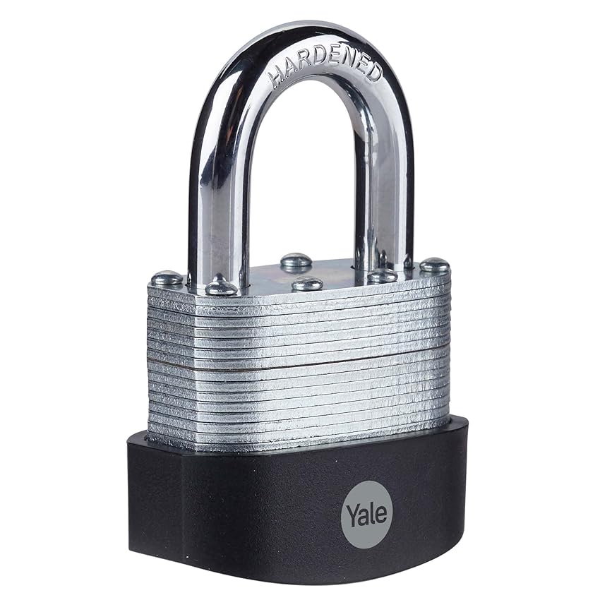 Yale Lucchetto in acciaio laminato di alta sicurezza Y125B/50/129/1 corpo 50mm Yale Lucchetto in acciaio laminato di alta sicurezza Y125B/50/129/1 corpo 50mm