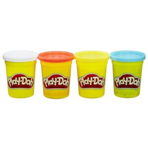 Play-Doh Hasbro 1 Set di 4 Colori di Base per Giochi creativi e fantasiosi