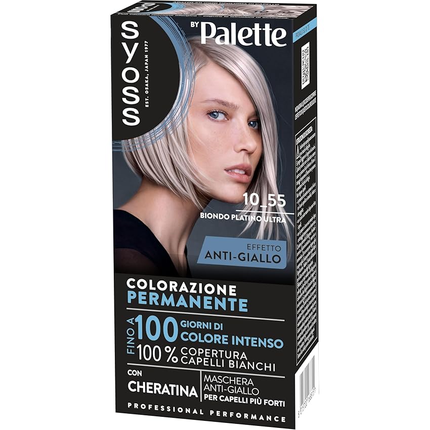 Syoss by Palette Colorazione Permanente 10-55 Biondo Platino Ultra