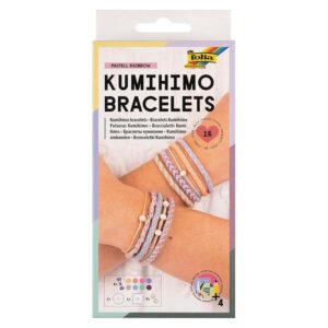 Folia 32039 - Braccialetti Kumihimo Pastell Rainbow