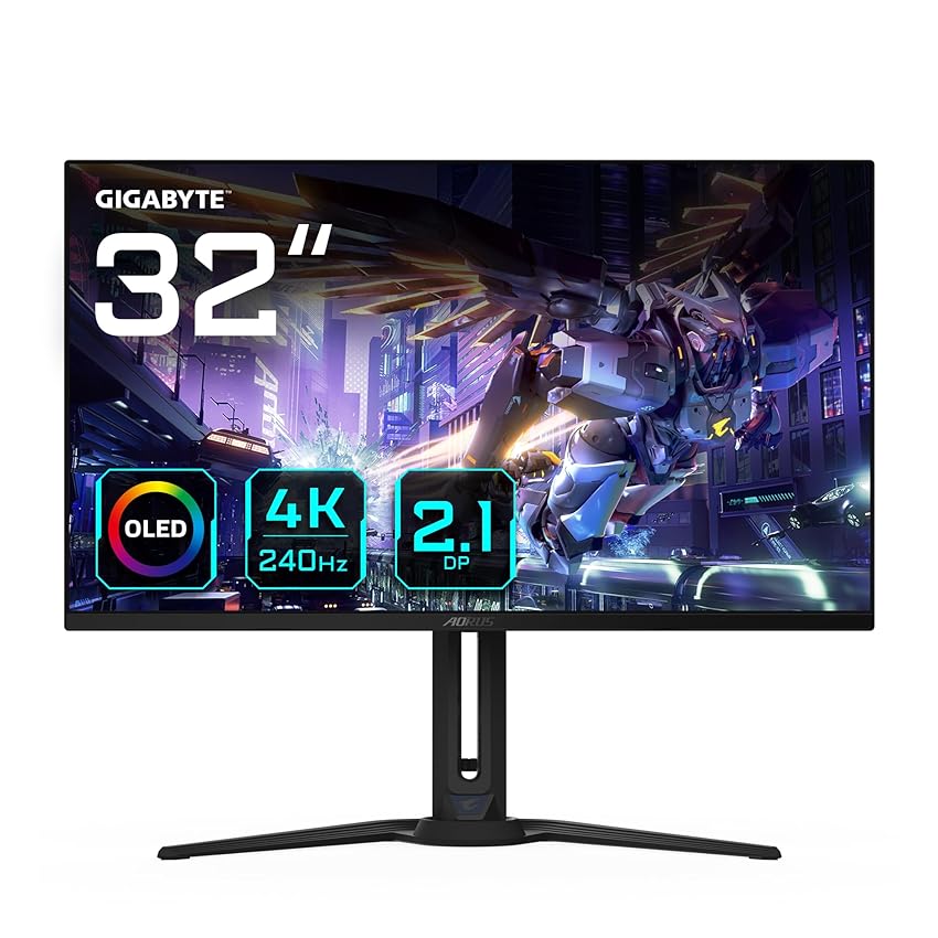 Gigabyte Monitor da gioco OLED AORUS FO32U2P da 32” - 3840 x 2160 (UHD)