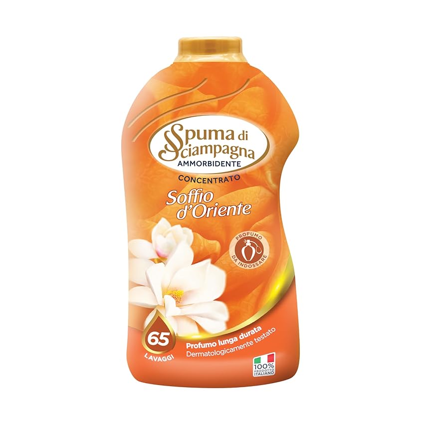 Spuma di Sciampagna - Ammorbidente Lavatrice Liquido Fragranza Soffio d'Oriente Spuma di Sciampagna - Ammorbidente Lavatrice Liquido Fragranza Soffio d'Oriente