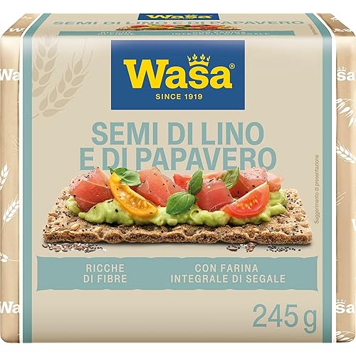 Wasa Crunchy Twist Poppy Seeds & Sea Salt