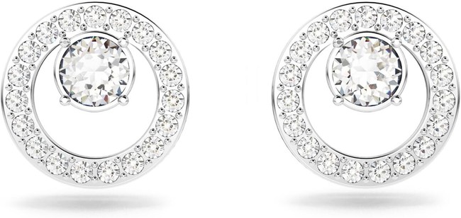 Swarovski Orecchini a lobo Collezione Constella Taglio round