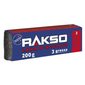 RAKSO lana d'acciaio grossa 3