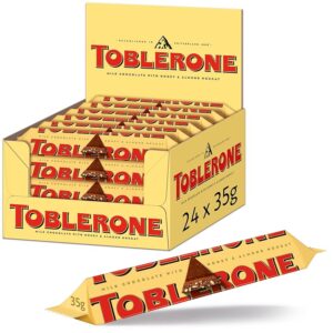 Toblerone Cioccolato Svizzero al Latte Con Torrone al Miele e Mandorle