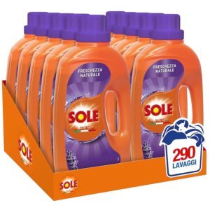 Sole Detersivo Lavatrice Liquido Freschezza Naturale 290 Lavaggi