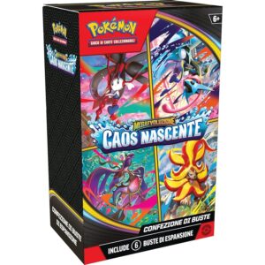 Pokémon: confezione di buste dell’espansione Megaevoluzione - Caos Nascente del GCC