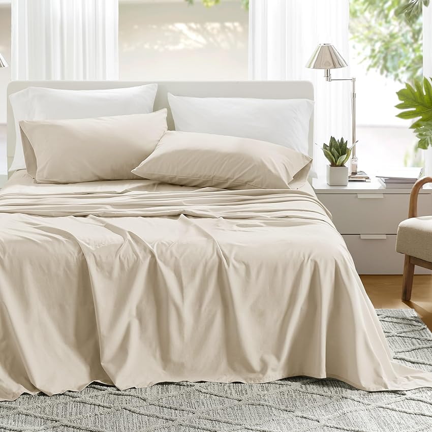 Comfort Spaces Lenzuola in 100% cotone doppio