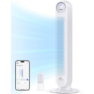 DREO Ventilatore a Torre Smart Silenzioso