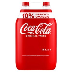Coca-Cola Original - 4 Bottiglie da 1
