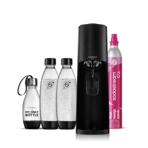 SodaStream Gasatore d’acqua Terra Nero include cilindro di Co2 per realizzare fino