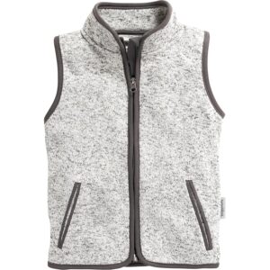 Playshoes Gilet in pile lavorato a maglia