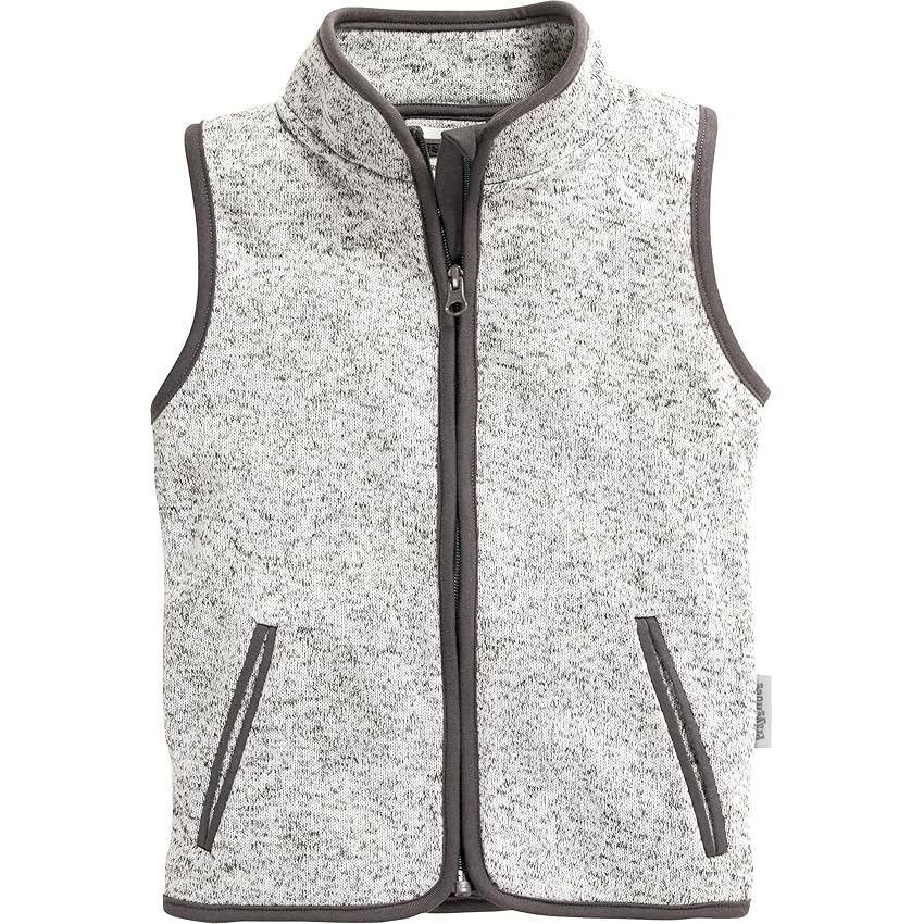 Playshoes Gilet in pile lavorato a maglia
