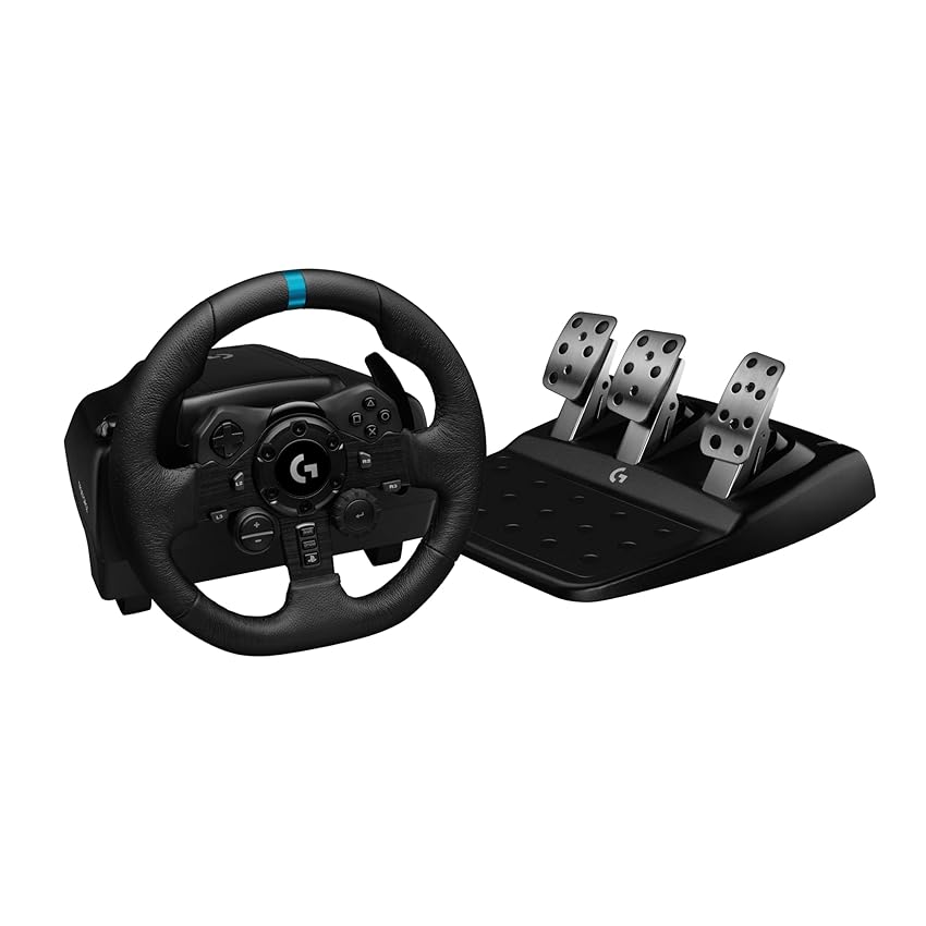 Logitech G G923 volante da corsa e pedali con ritorno di forza TRUEFORCE fino a 1000 Hz Logitech G G923 volante da corsa e pedali con ritorno di forza TRUEFORCE fino a 1000 Hz