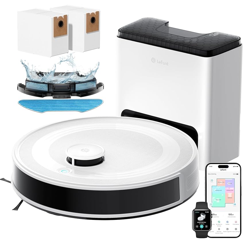 Lefant M2 Plus Robot Aspirapolvere Lavapavimenti con Mappatura Lefant M2 Plus Robot Aspirapolvere Lavapavimenti con Mappatura